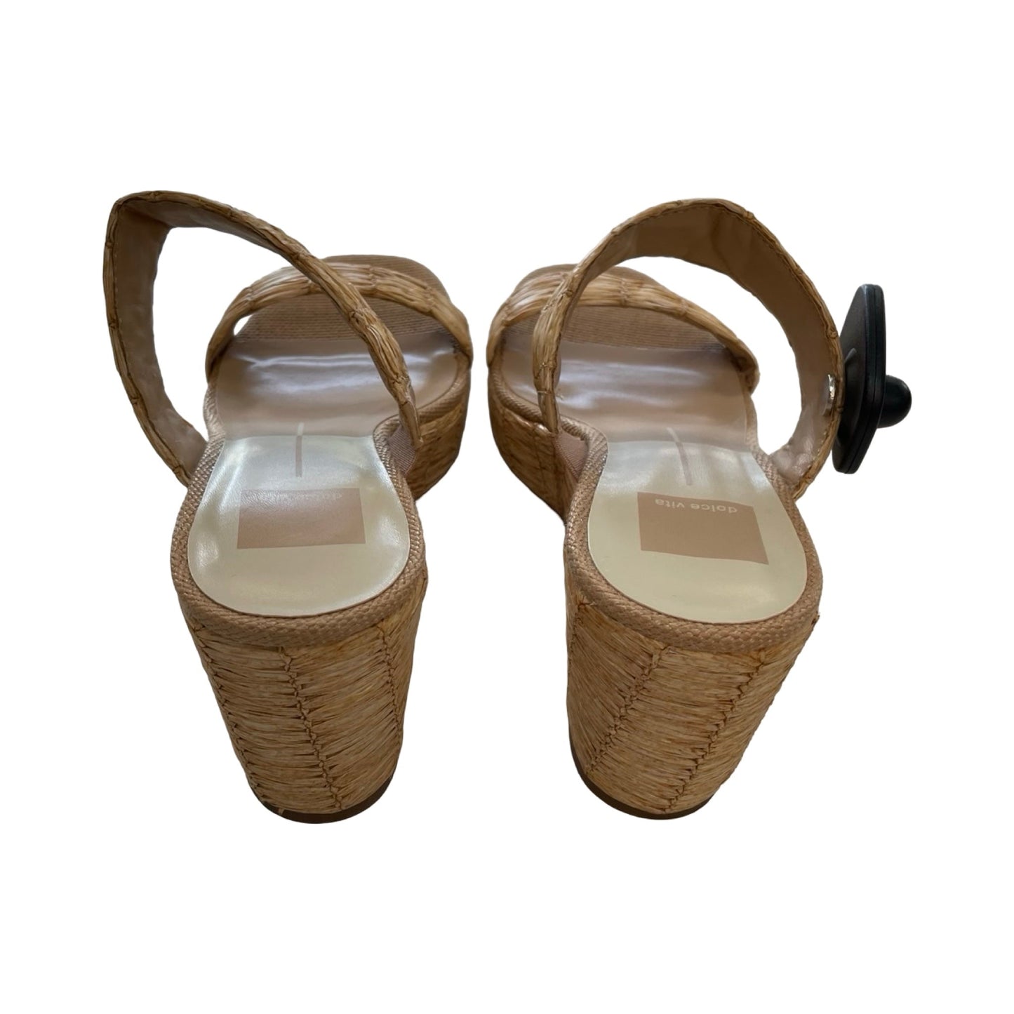 Sandals Heels Wedge By Dolce Vita In Tan, Size:8