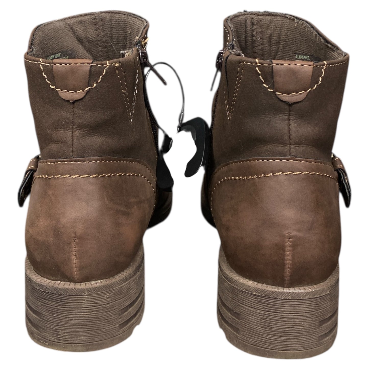 Boots Ankle Heels By Earth In Brown, Size:8.5