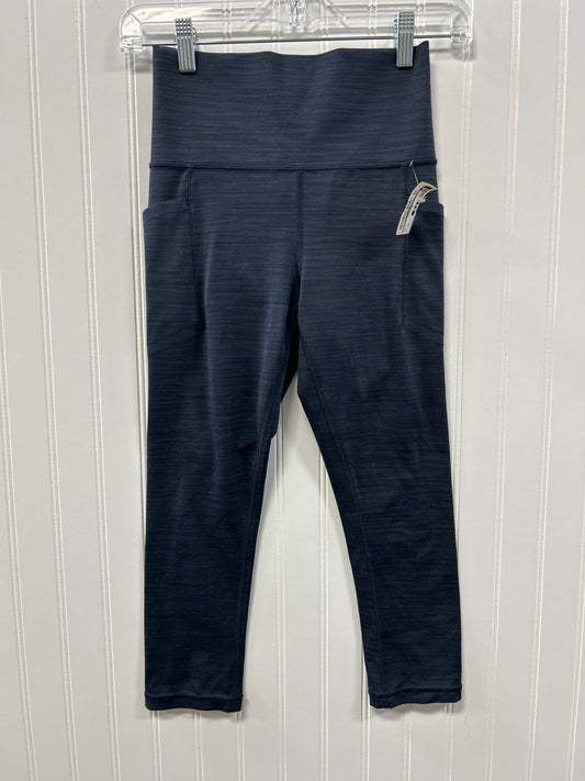 Athletic Leggings By Athleta In Navy, Size:Xs