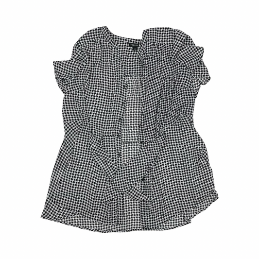 Blouse Ss By Torrid In Black & White, Size:3X