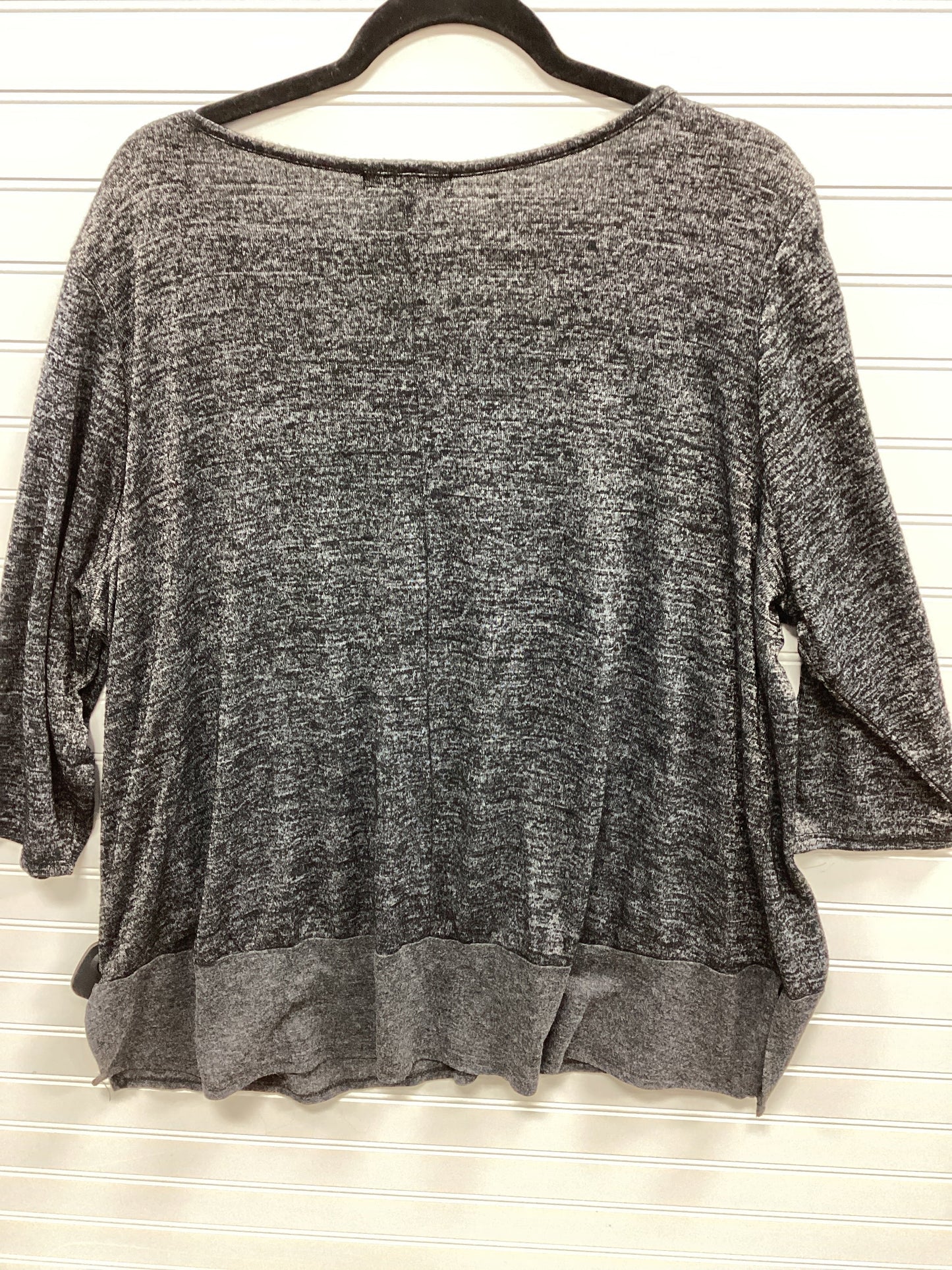 Top Ls By Lane Bryant In Grey, Size:2X