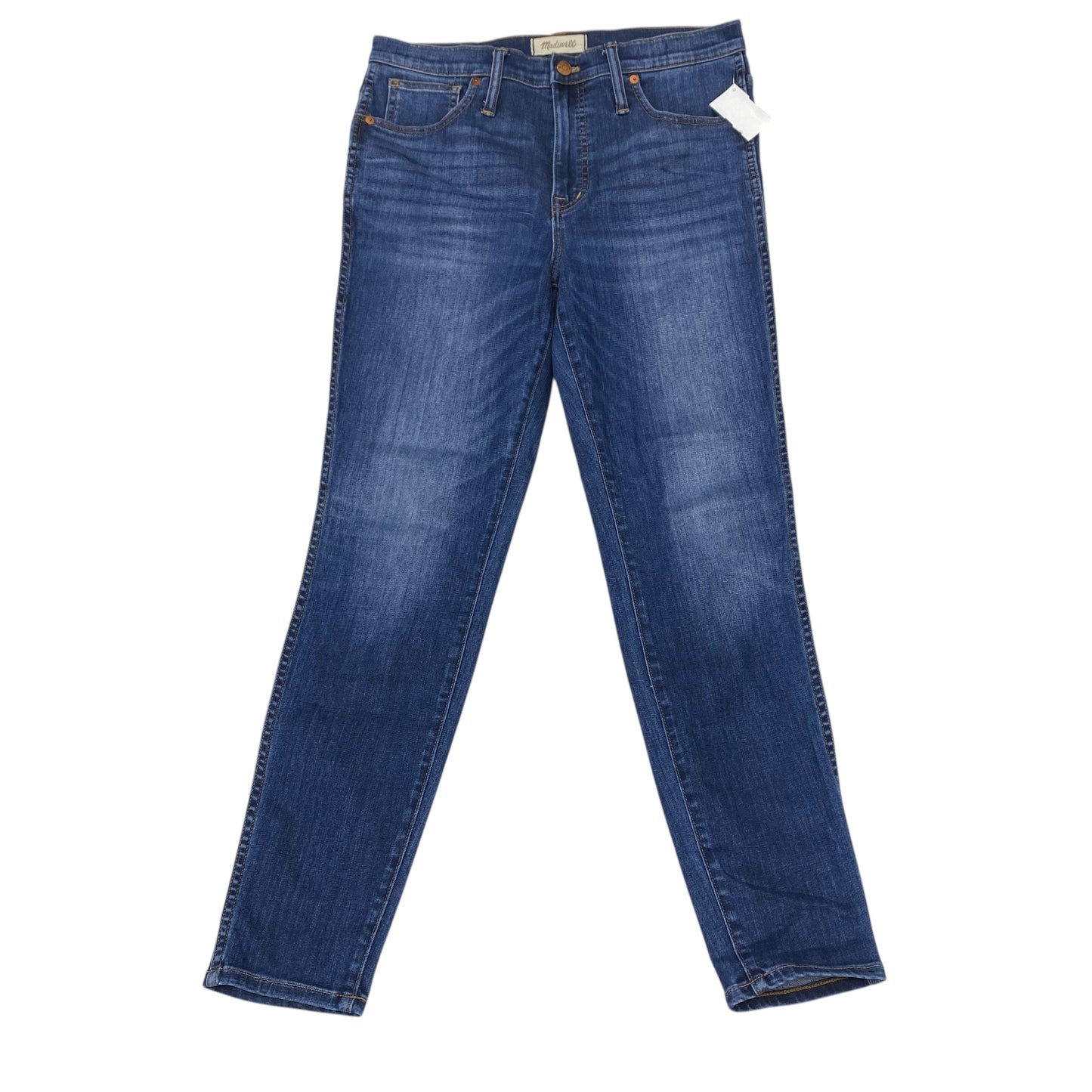 Jeans Skinny By Madewell In Blue Denim, Size:10