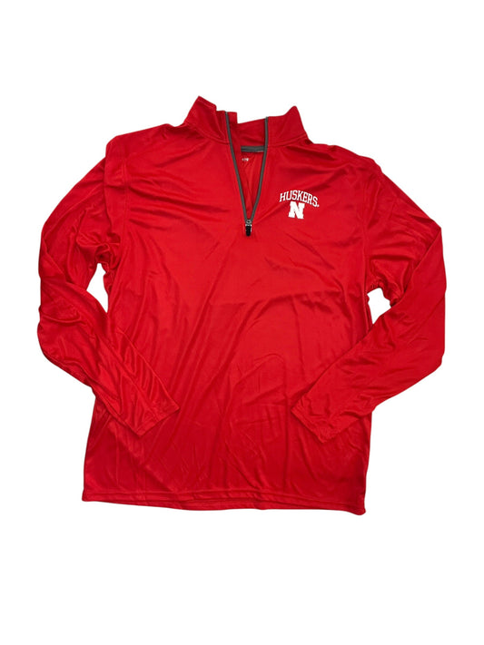 Athletic Top Ls Collar By Clothes Mentor In Red, Size:Xl