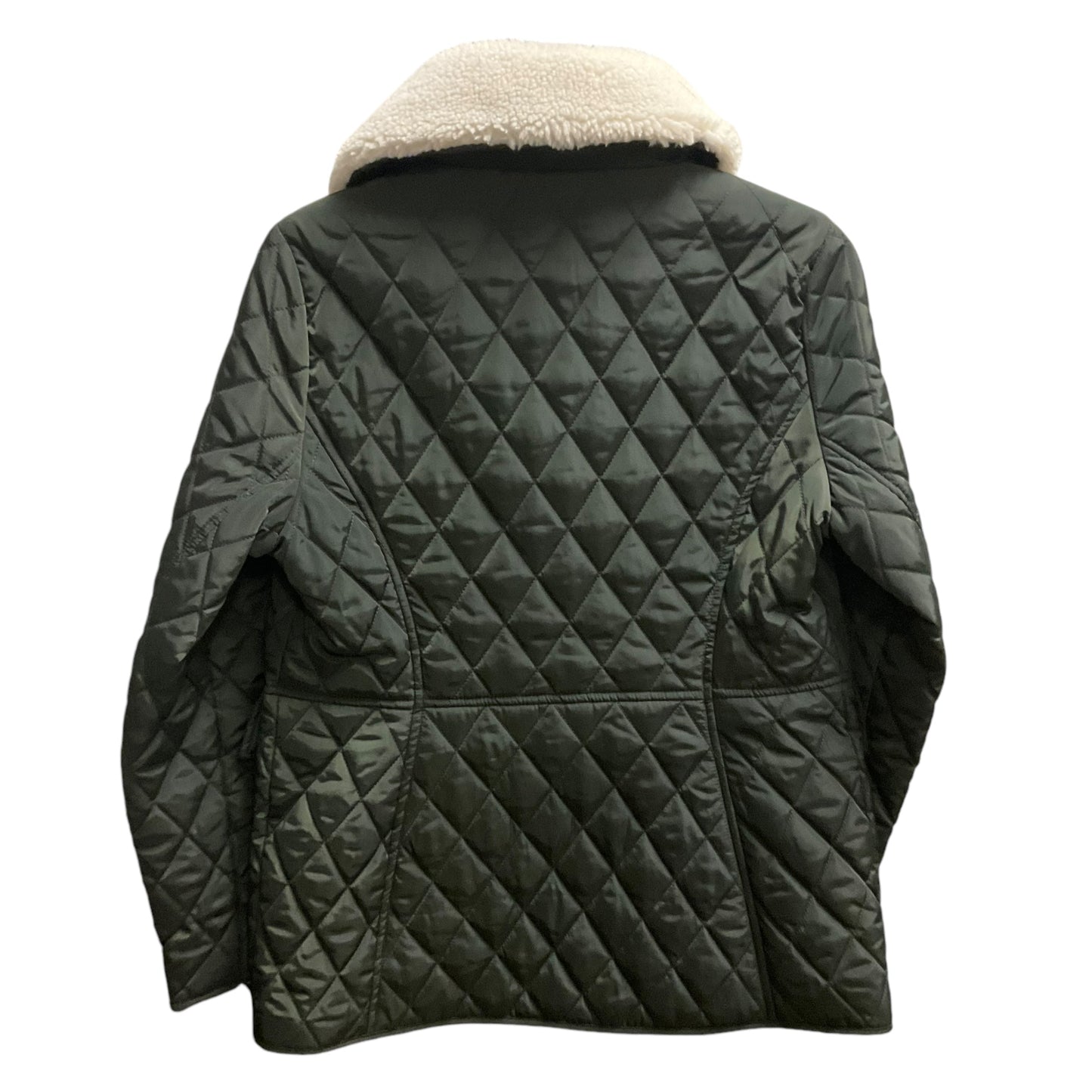 COAT PUFFER & QUILTED by MICHAEL BY MICHAEL KORS In GREEN, Size: M