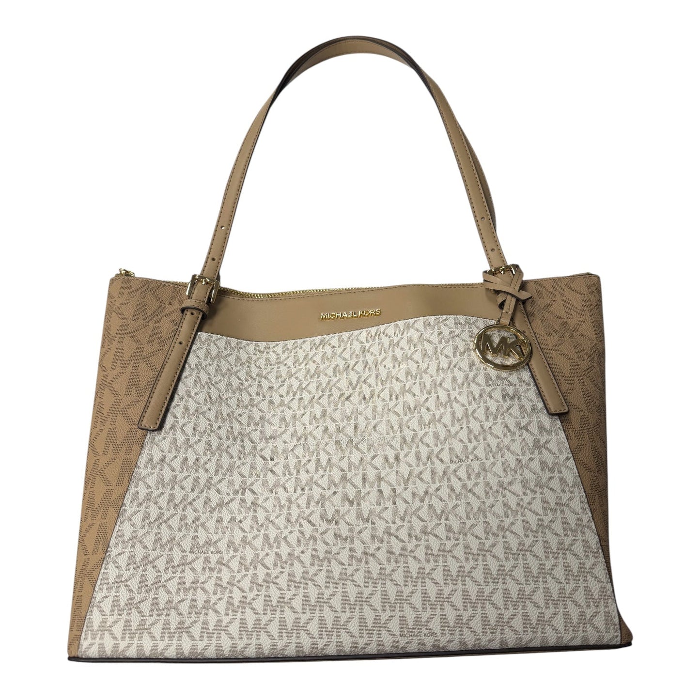 Handbag Designer By Michael Kors In Tan, Size:Large