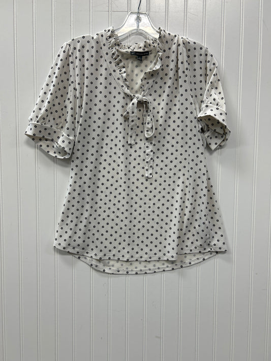 Top Ss By Adrianna Papell In Cream, Size:L