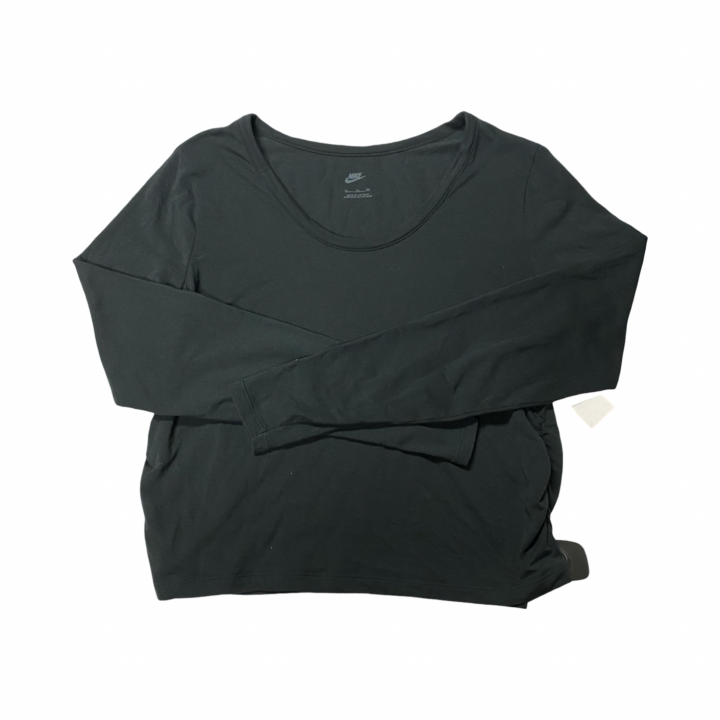 Athletic Top Ls Crewneck By Nike In Black, Size:Xl
