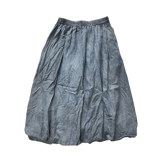 Skirt Midi By Cmc In Blue Denim, Size:S