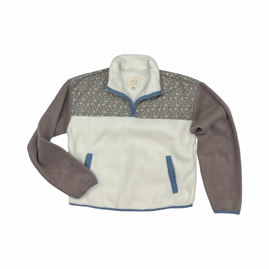 Sweatshirt Collar By Thread And Supply In Cream, Size:Xs