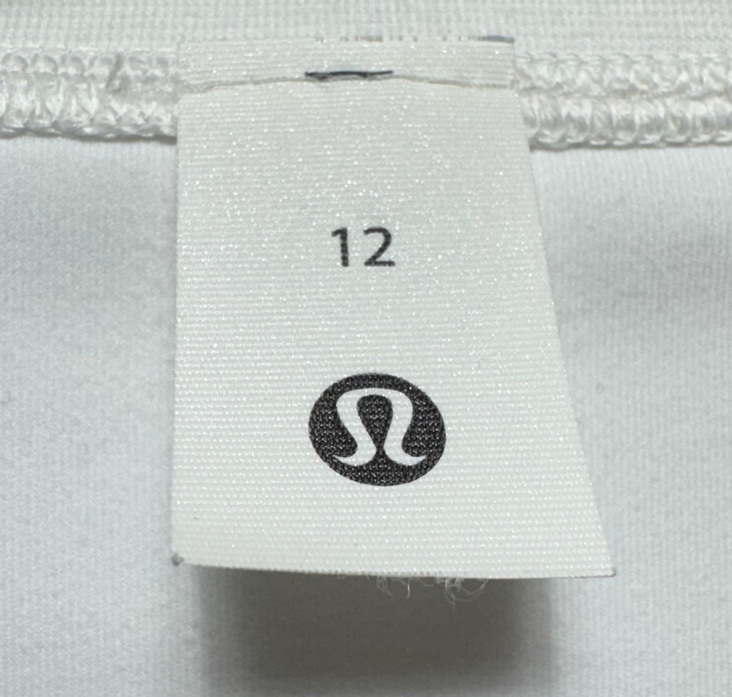 Athletic Jacket By Lululemon In White, Size: 12