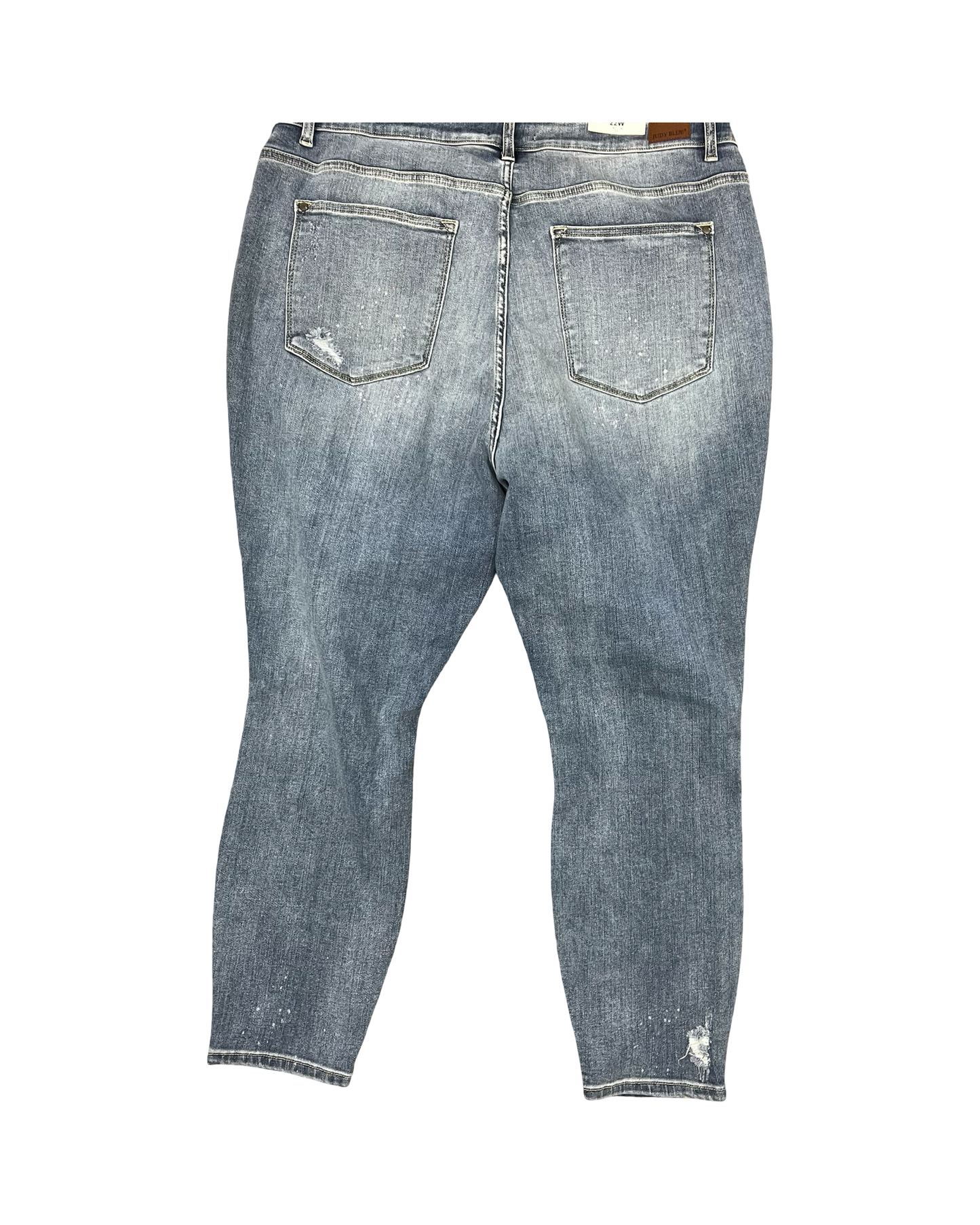 Jeans Skinny By Judy Blue In Blue Denim, Size:22