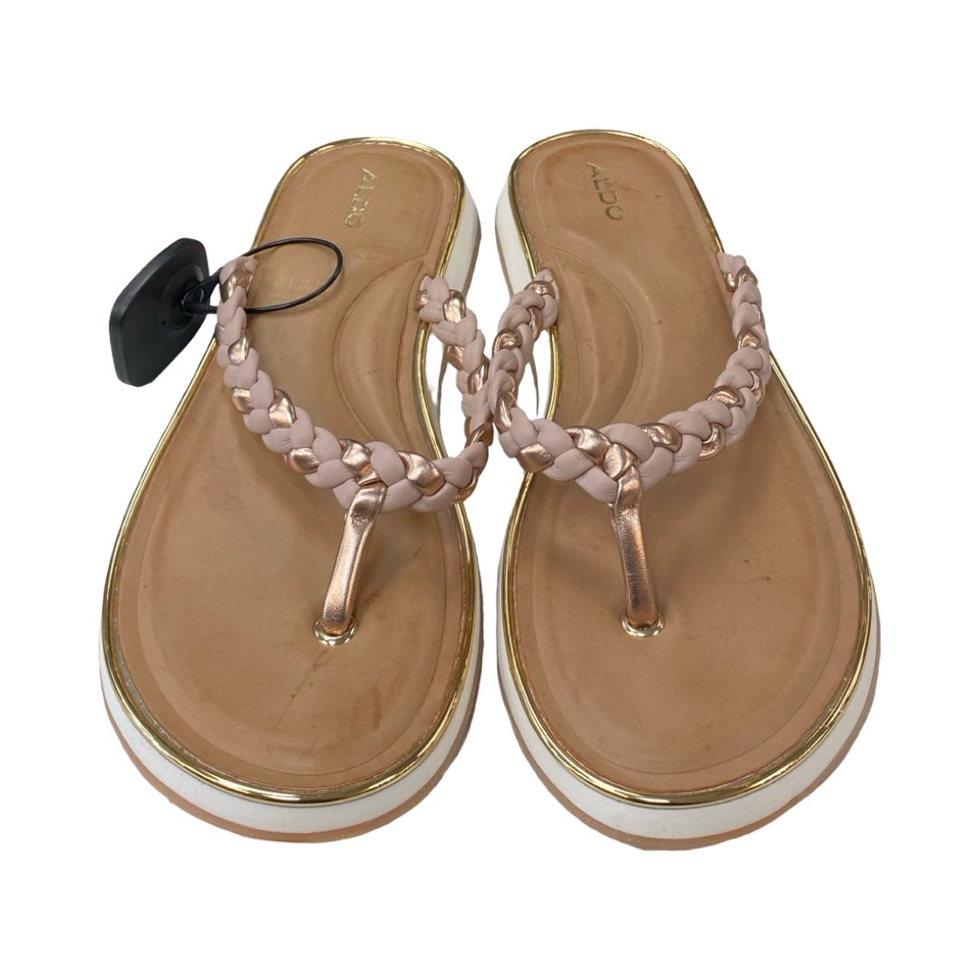 Sandals Flats By Aldo In Multi, Size:10