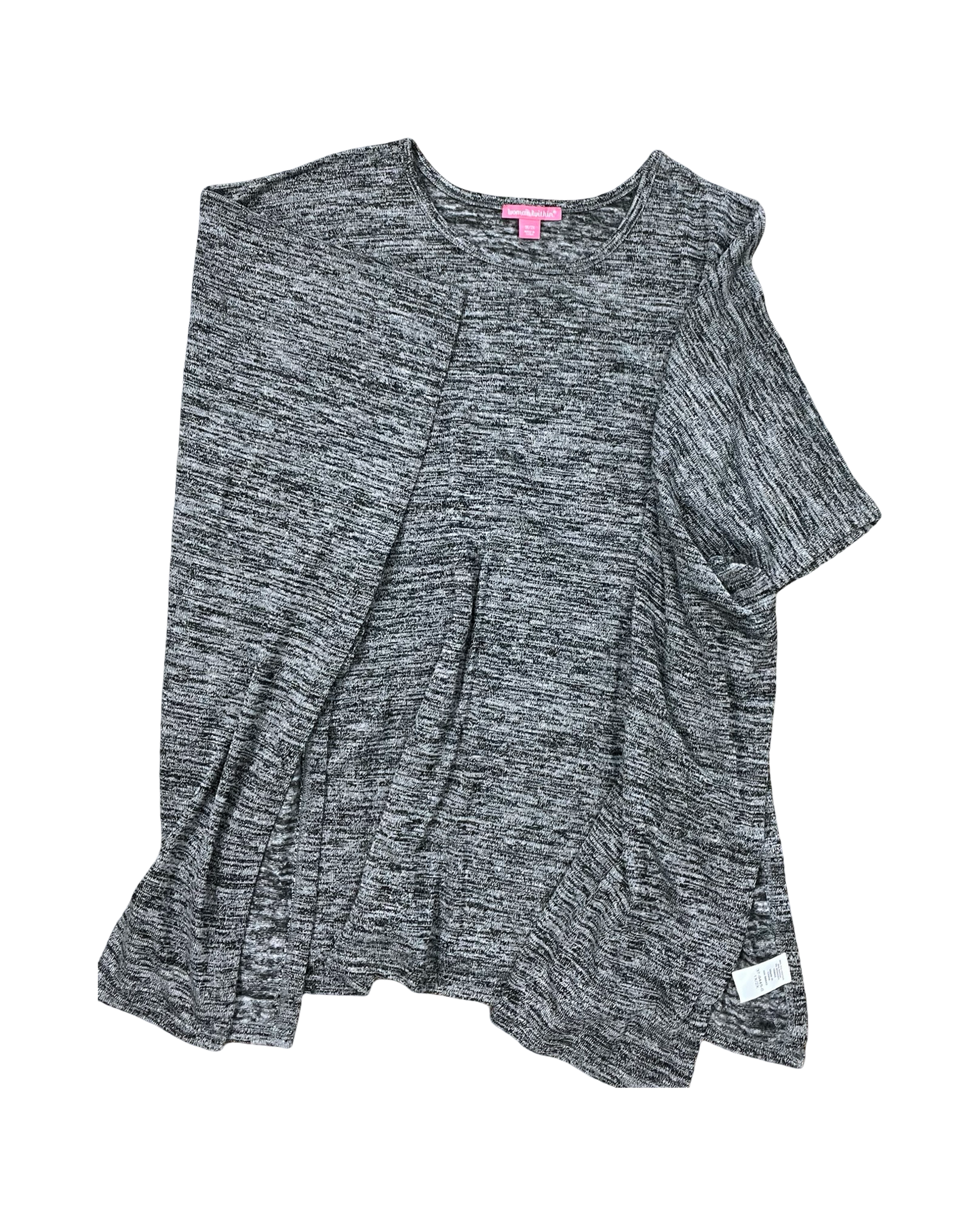 Top Ss By Woman Within In Grey, Size:2X
