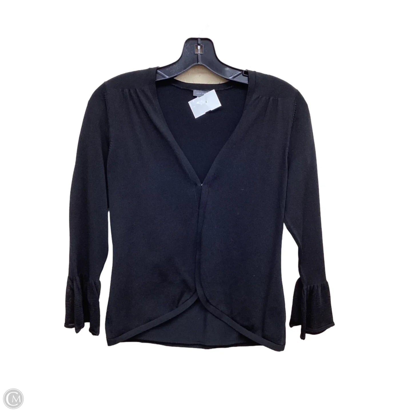 Top Long Sleeve By Ann Taylor In Black, Size: Xs