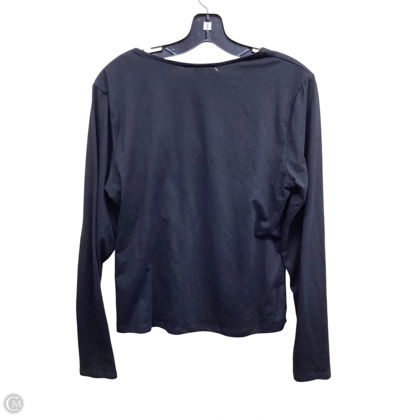 Top Long Sleeve By H&m In Black, Size: L