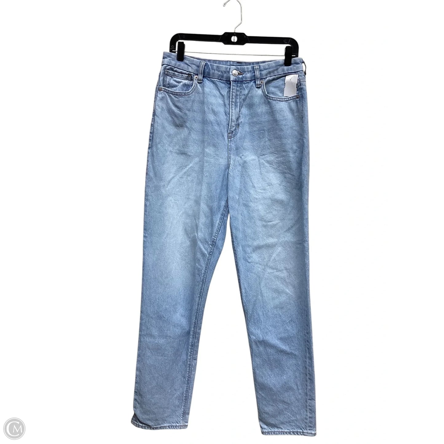 Jeans Straight By American Eagle In Blue Denim, Size: 10l