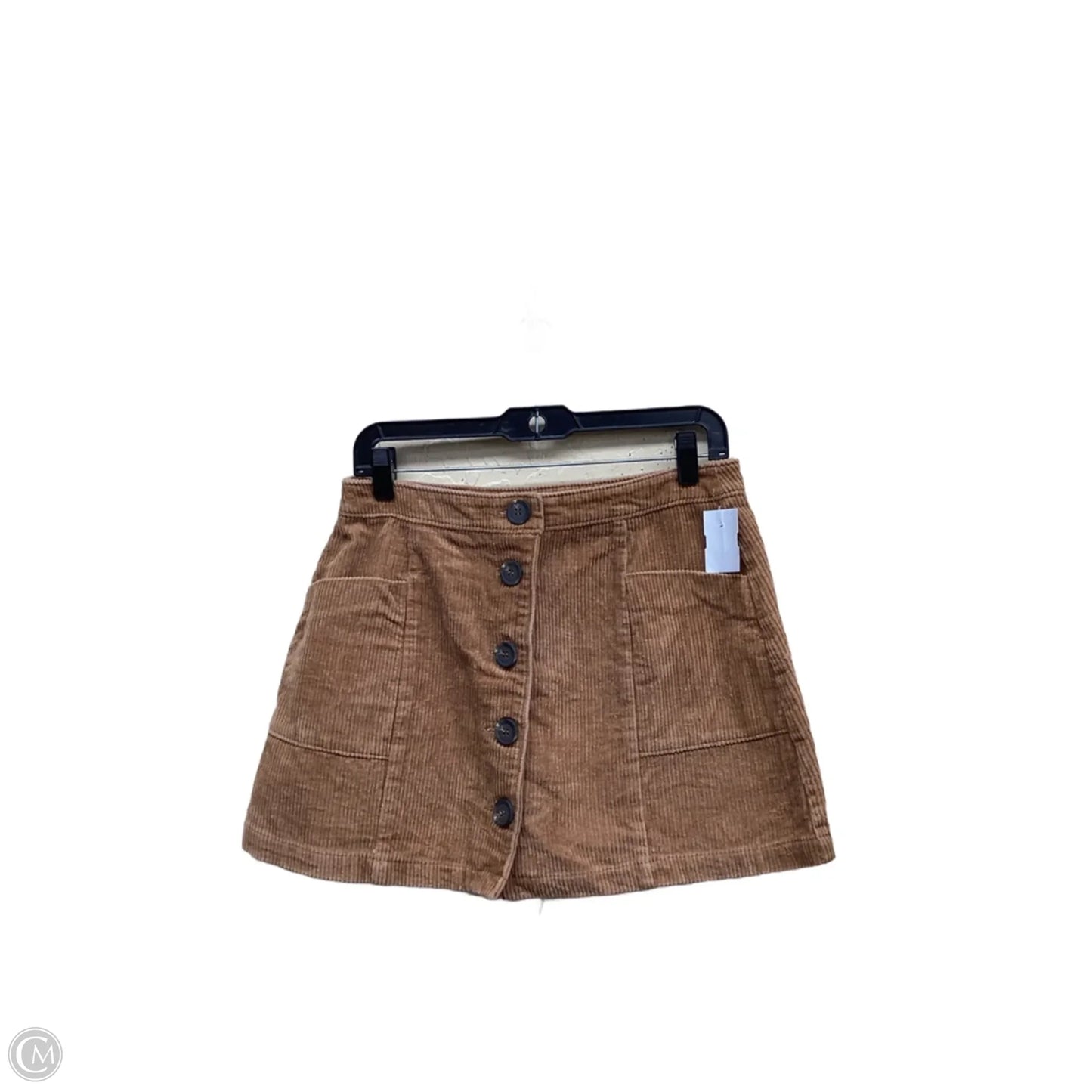 Skirt Mini & Short By Clothes Mentor In Tan, Size: L