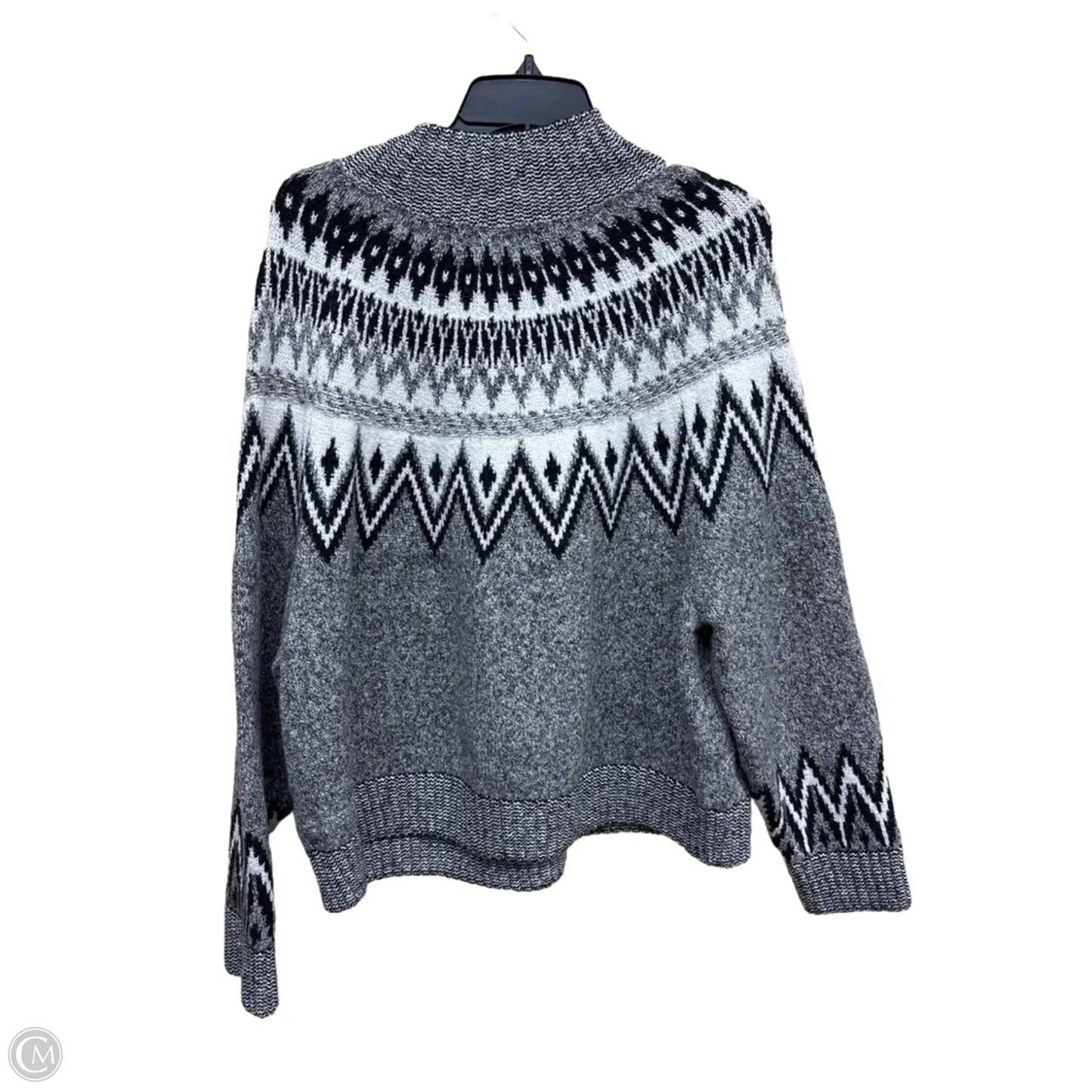 Sweater By Old Navy In Black & Cream, Size: Xl