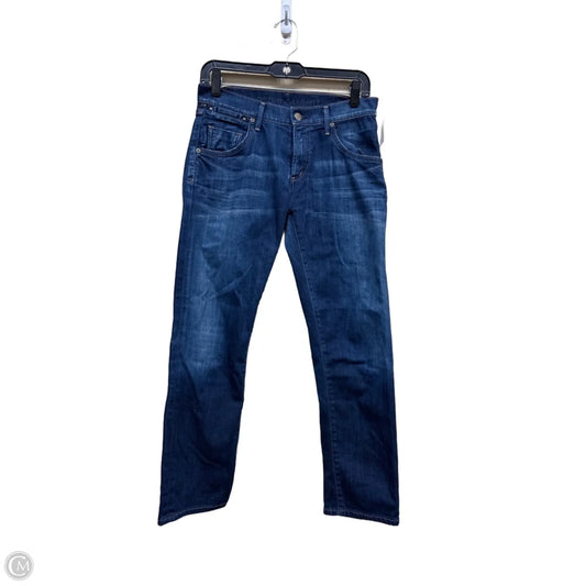 Jeans Straight By Citizens Of Humanity In Blue Denim, Size: 0
