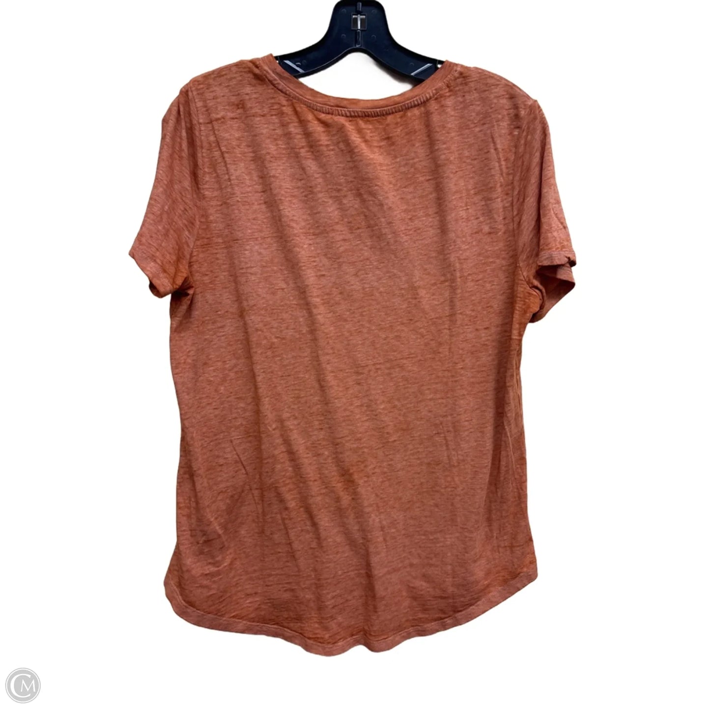 Top Short Sleeve By Clothes Mentor In Orange, Size: M