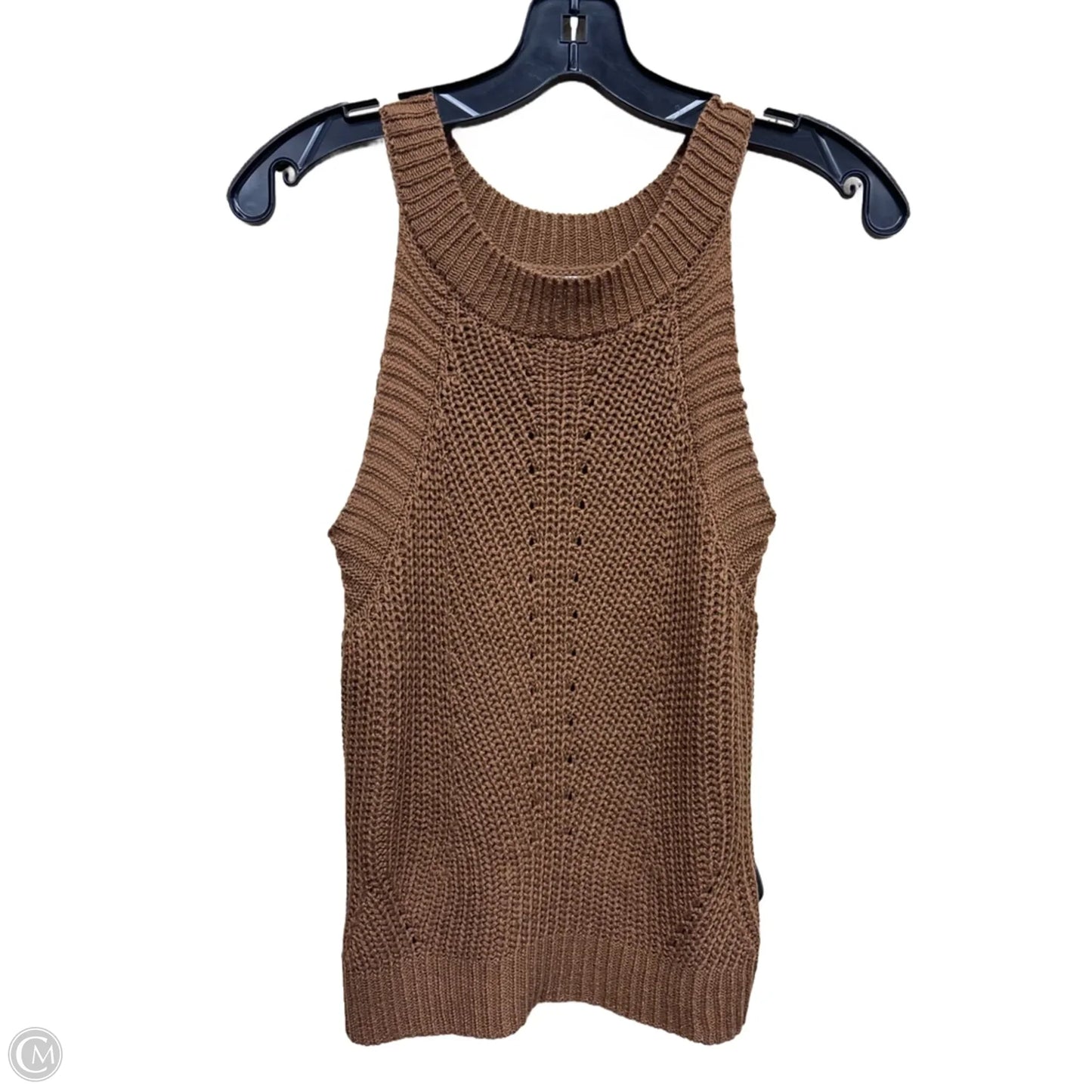 Top Sleeveless By Nine West In Brown, Size: Xs