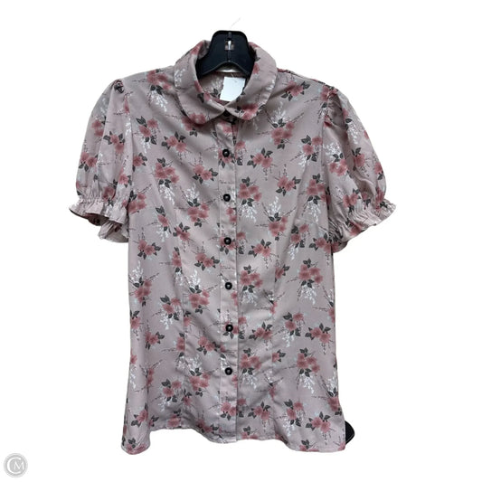 Top Short Sleeve By Clothes Mentor In Pink, Size: S