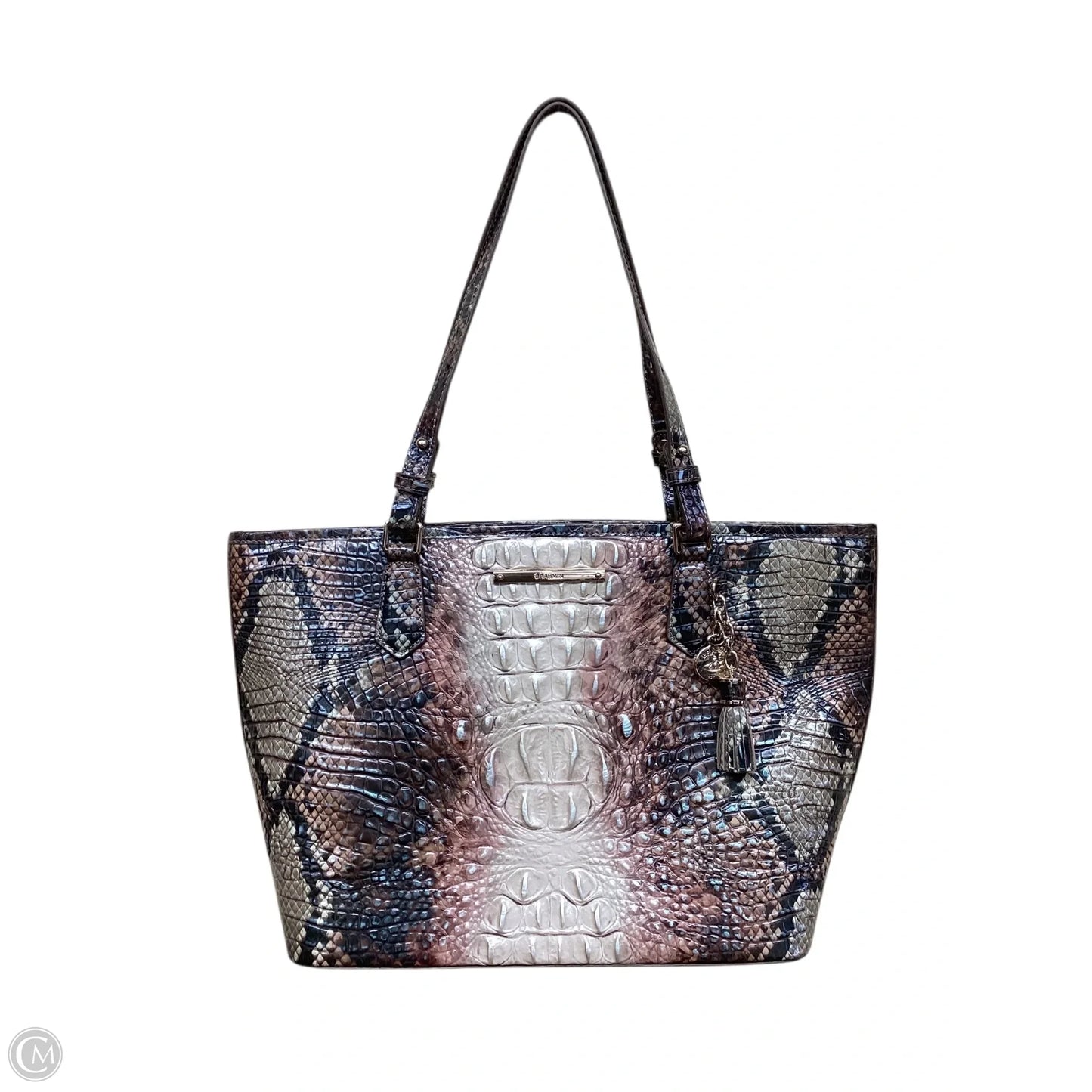 Handbag Designer By Brahmin, Size: Large