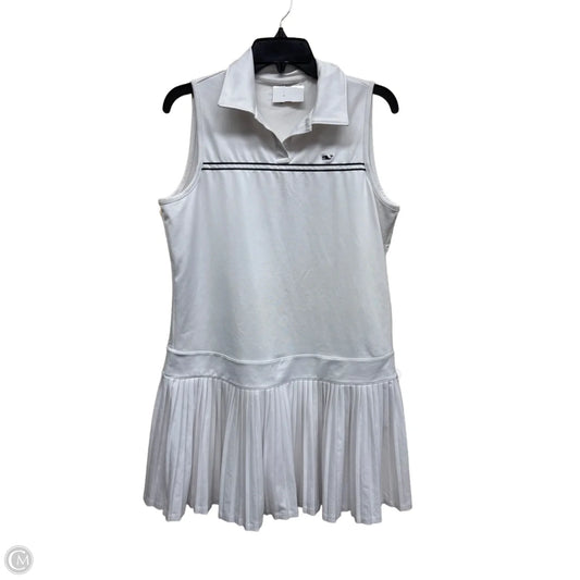 Athletic Dress By Vineyard Vines In White, Size: M