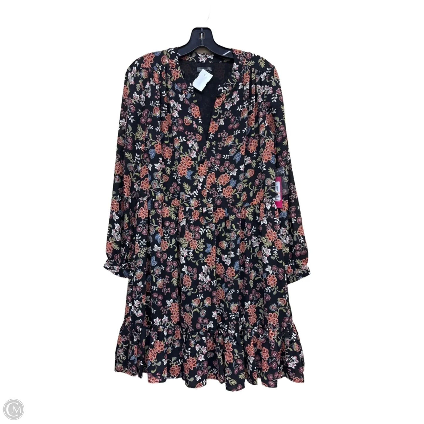 Dress Casual Midi By Vince Camuto In Floral Print, Size: S