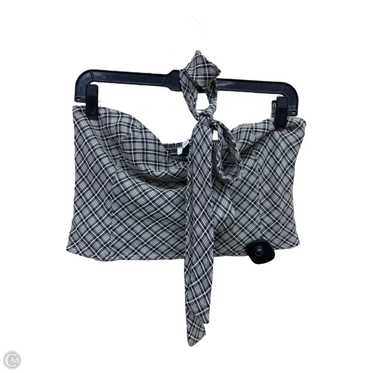 Top Sleeveless By Clothes Mentor In Plaid Pattern, Size: L