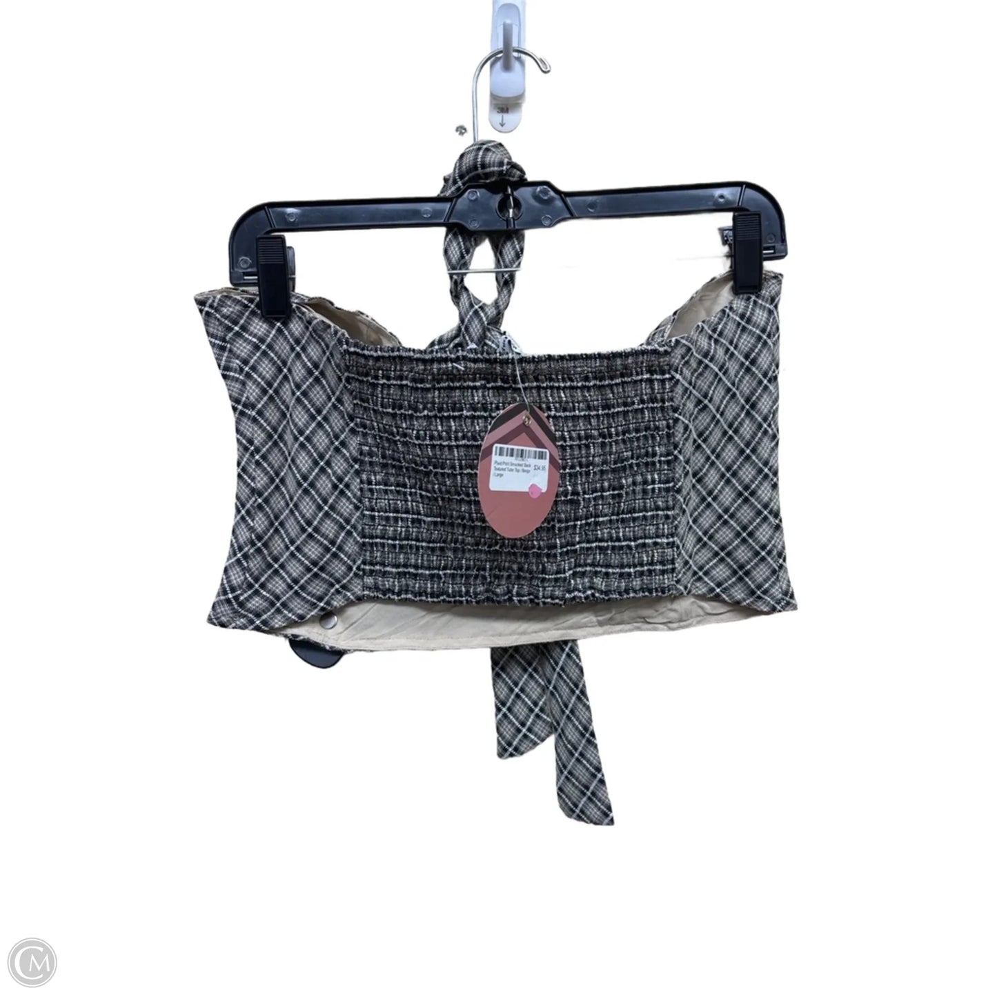 Top Sleeveless By Clothes Mentor In Plaid Pattern, Size: L