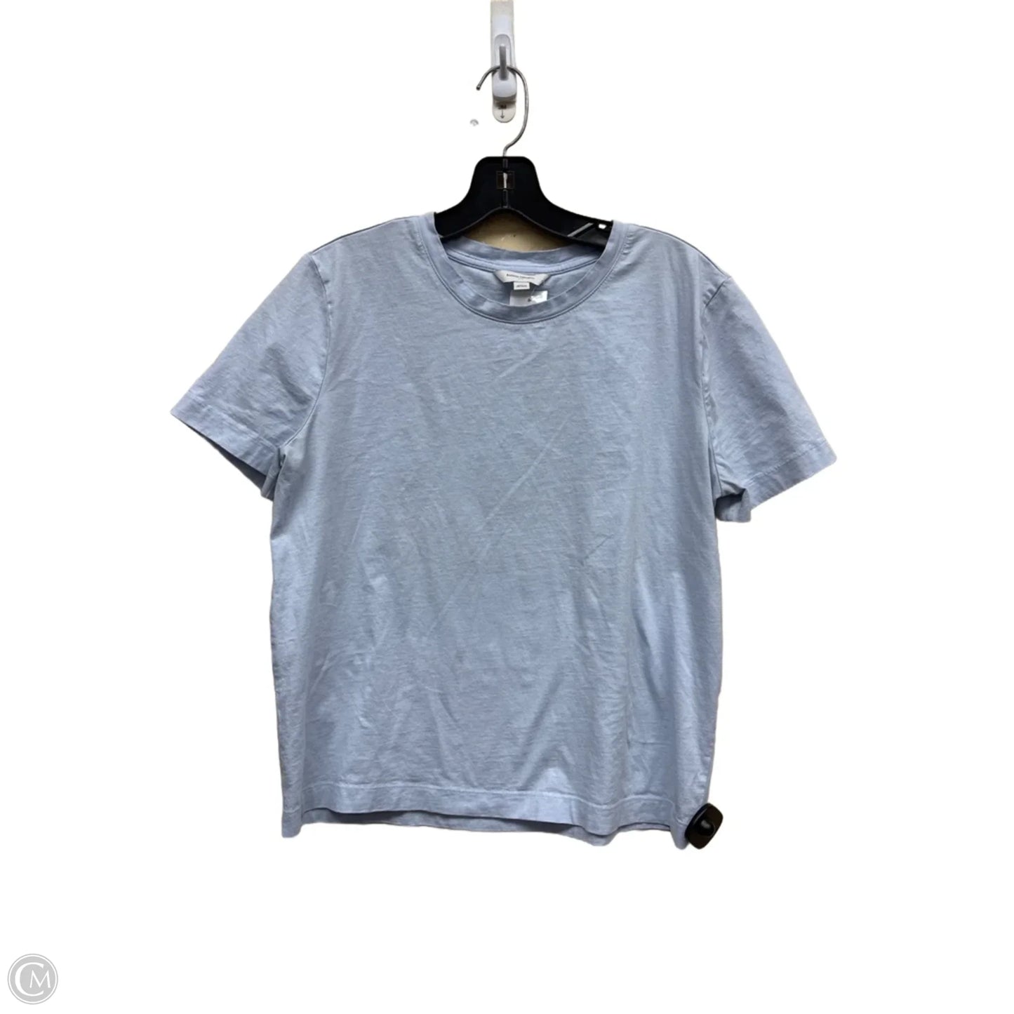 Top Short Sleeve By Banana Republic In Black, Size: M