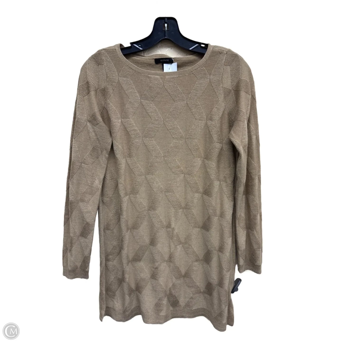 Top Long Sleeve By Alfani In Tan, Size: S