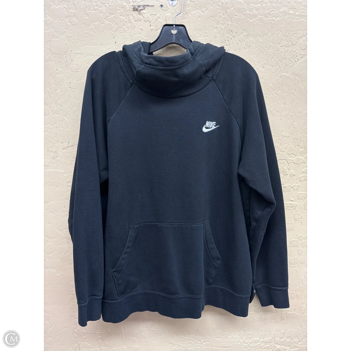 Athletic Sweatshirt Hoodie By Nike In Black, Size: Xl