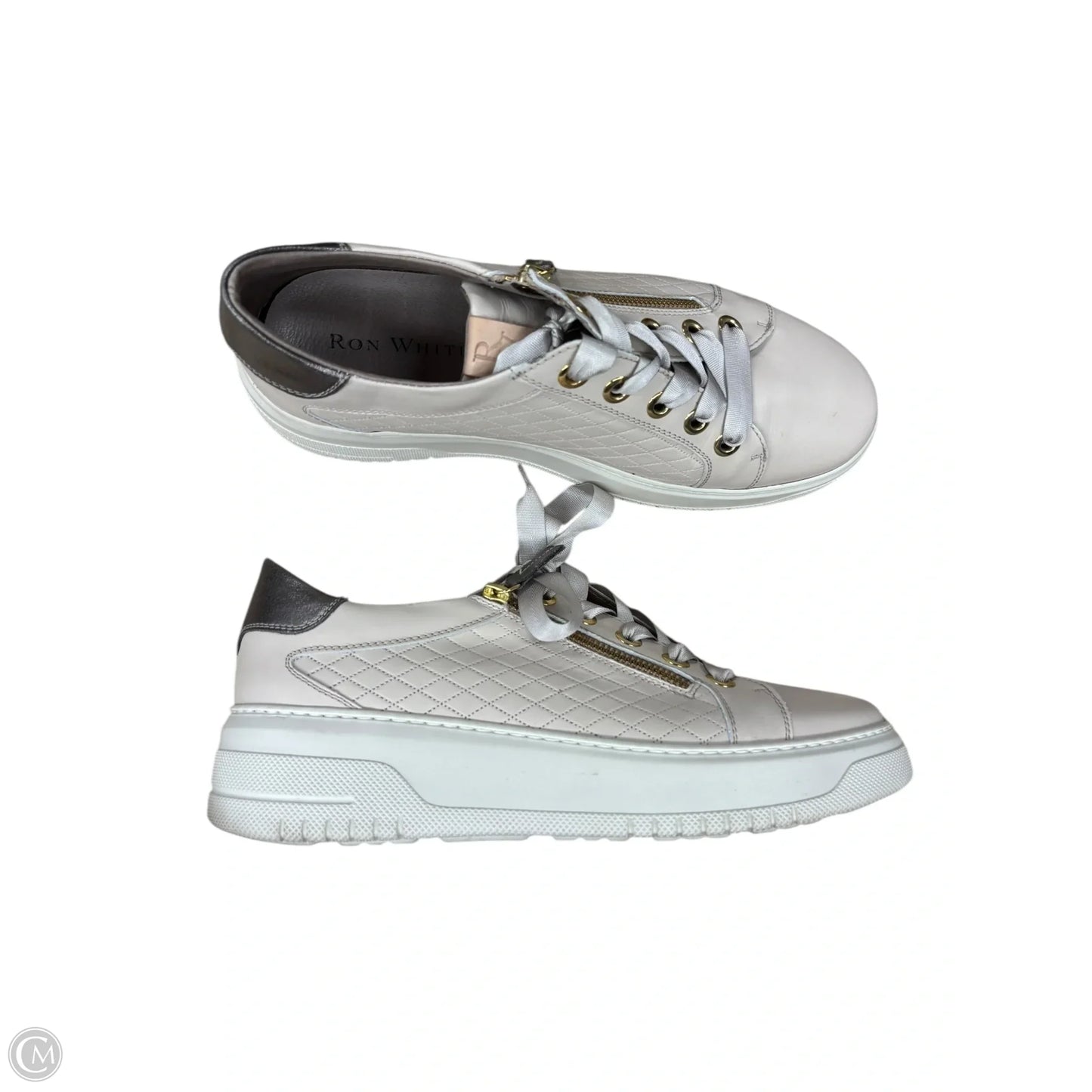 Shoes Sneakers By Clothes Mentor In Taupe, Size: 10.5