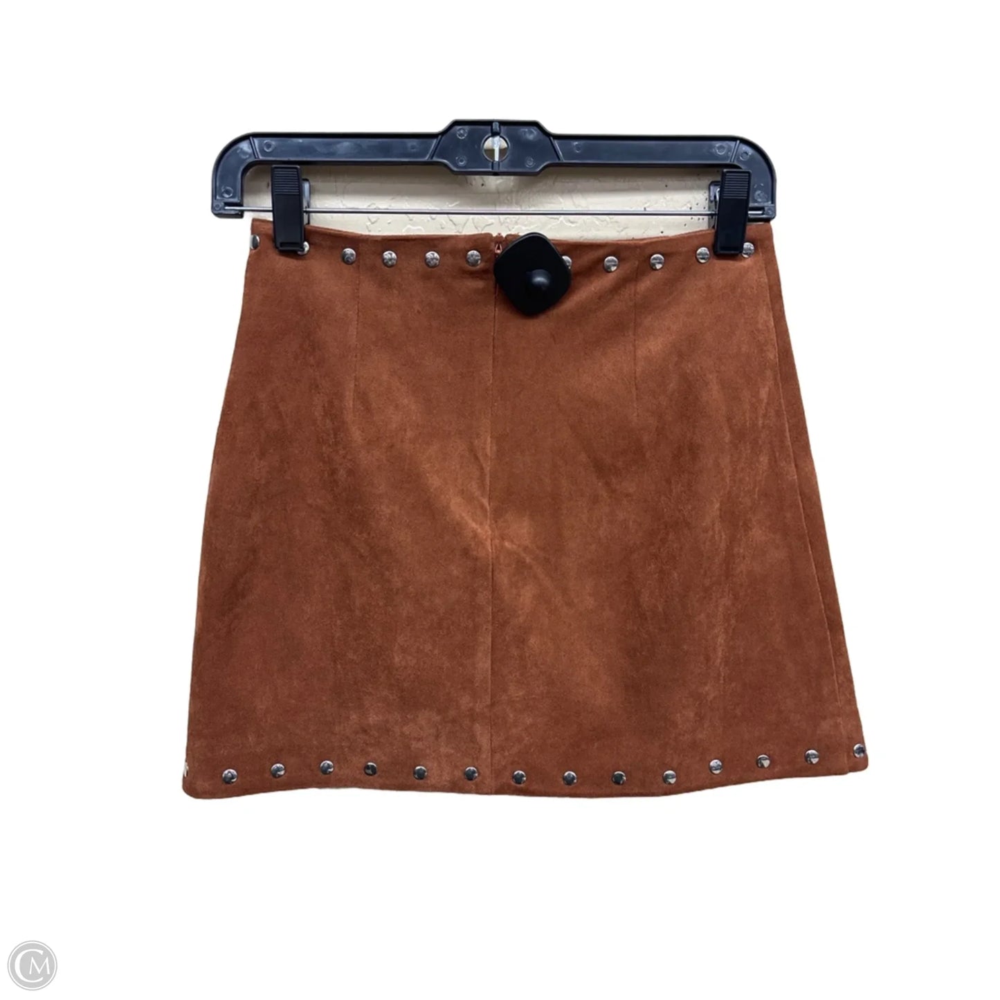 Skirt Mini & Short By Lulus In Brown & Silver, Size: Xs