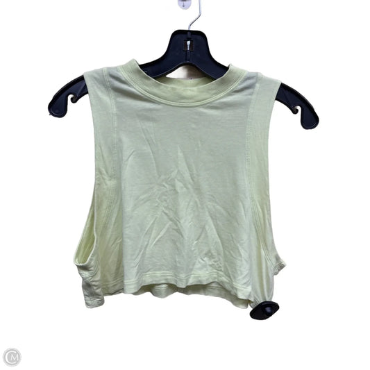 Athletic Tank Top By Lululemon In Yellow, Size: S
