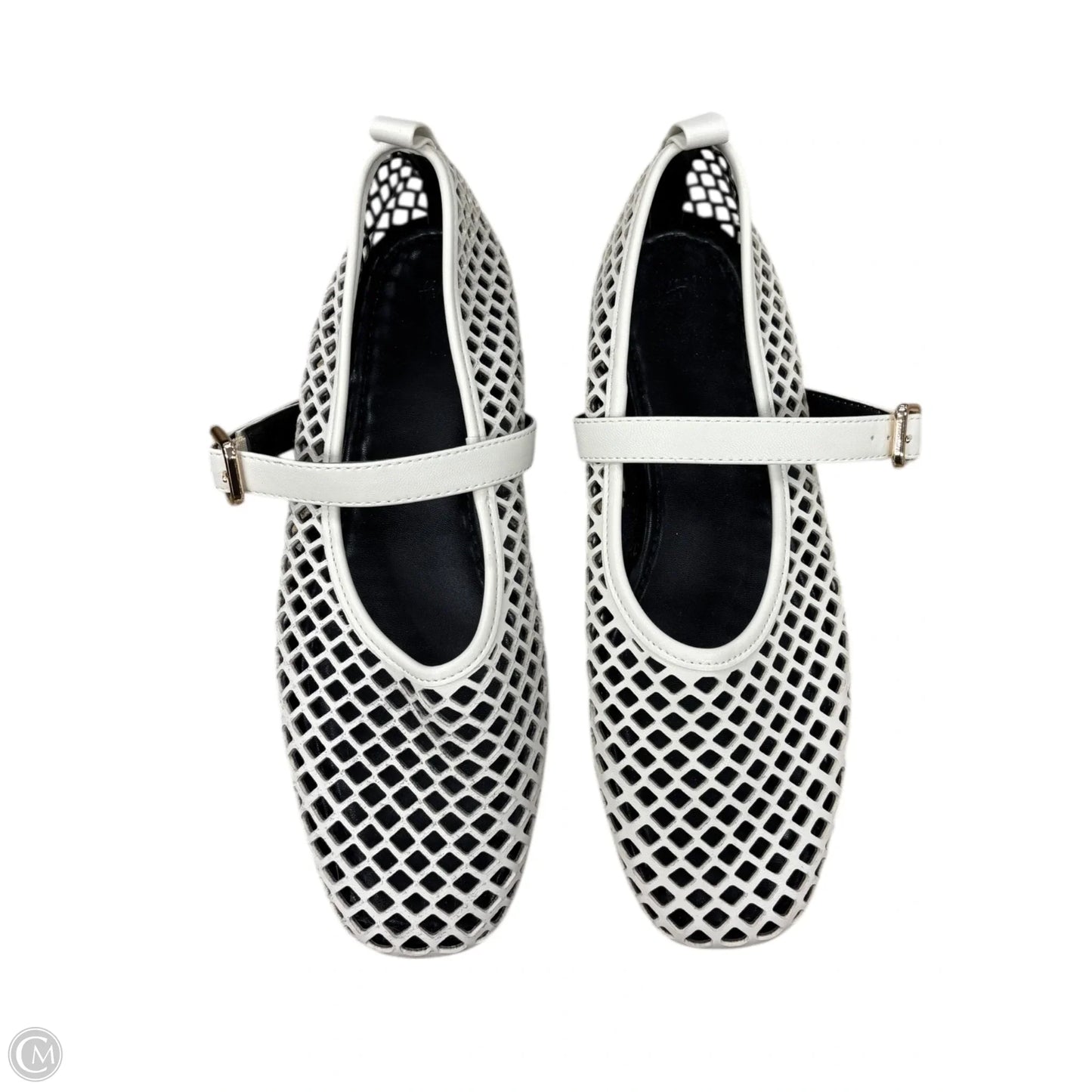 Shoes Flats By H&m In Cream, Size: 8