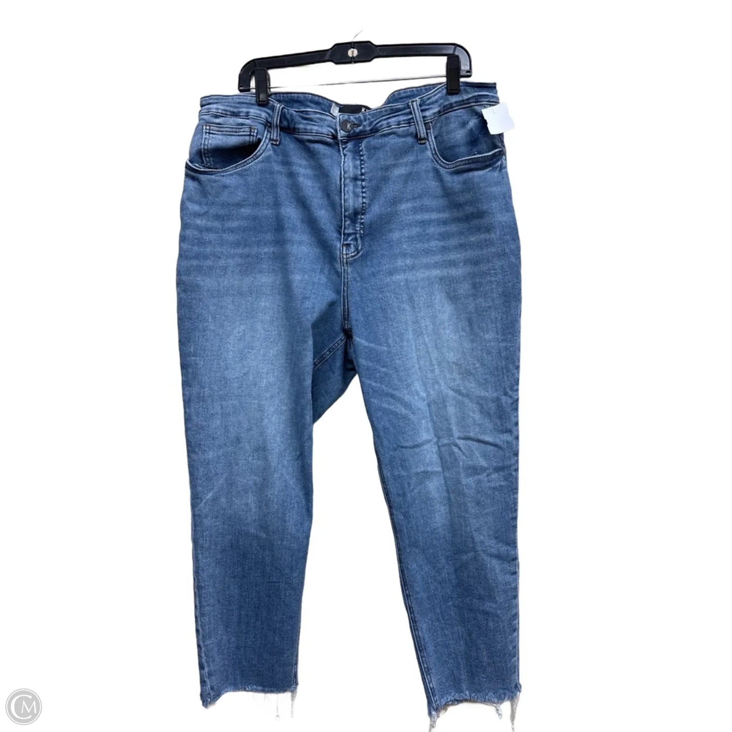 Jeans Straight By Kut In Blue Denim, Size: 20