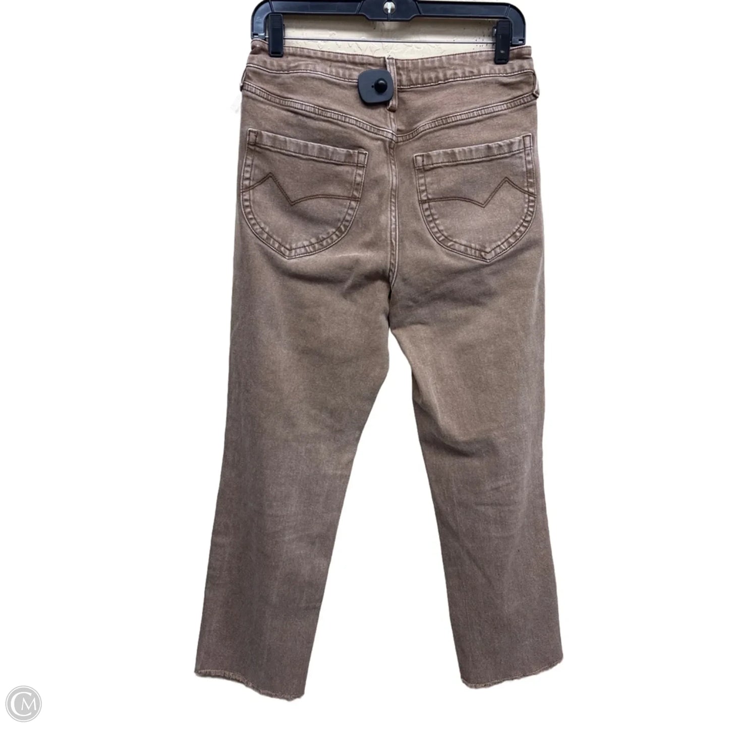 Jeans Straight By Clothes Mentor In Brown Denim, Size: 6