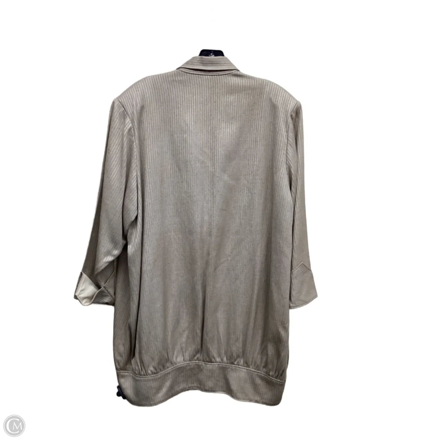 Blazer By Clothes Mentor In Tan, Size: Osfm