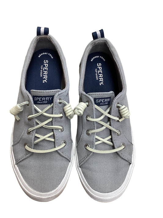 Grey Shoes Sneakers Sperry, Size 8.5