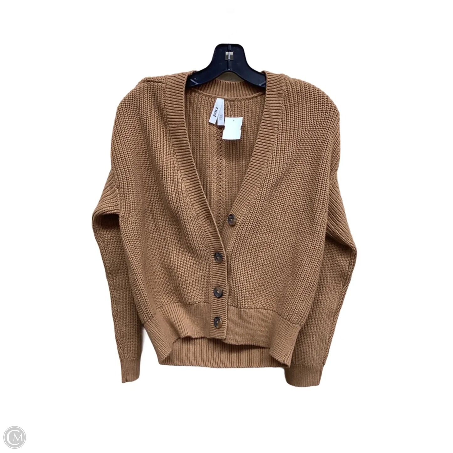 Sweater Cardigan By Clothes Mentor In Brown, Size: Xs