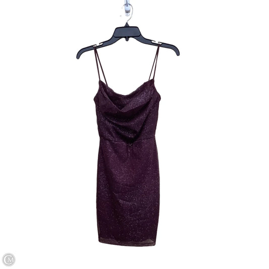 Dress Party Short By Clothes Mentor In Purple, Size: S