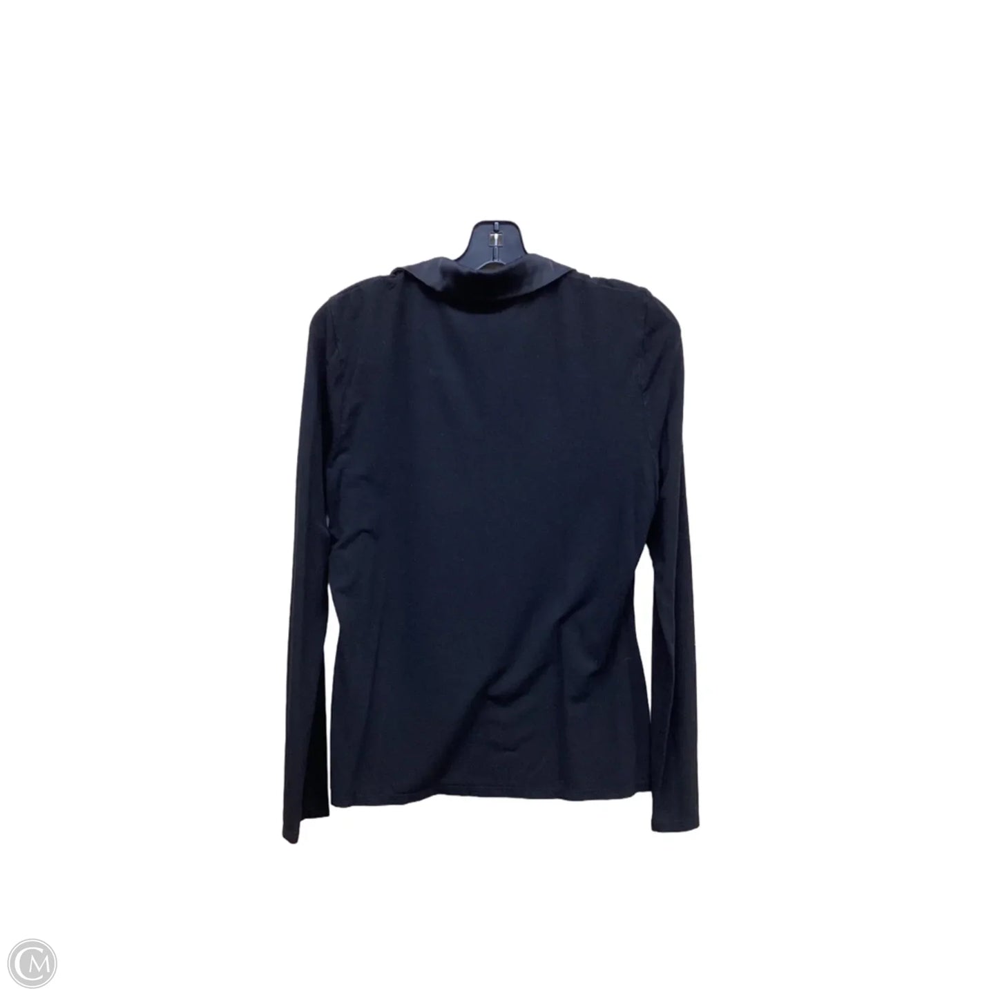 Top Long Sleeve By Cece In Black, Size: L