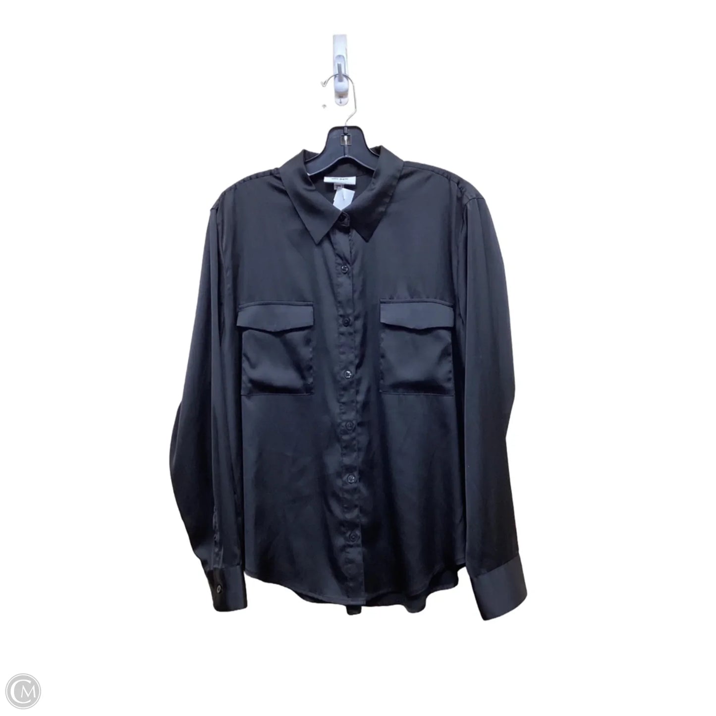 Top Long Sleeve By Clothes Mentor In Black, Size: L