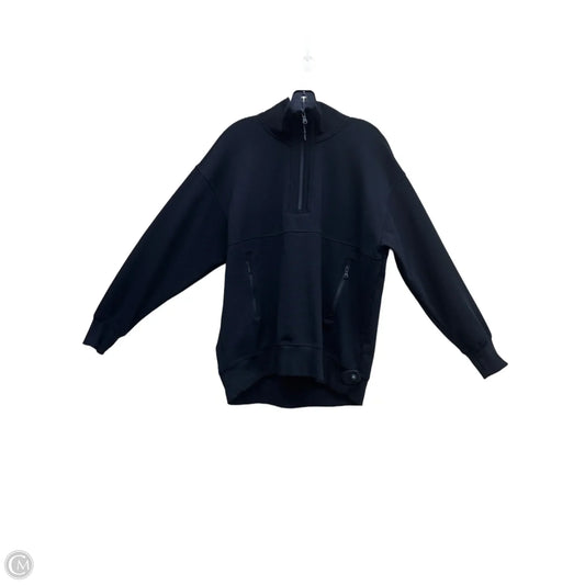 Athletic Top Long Sleeve Collar By Old Navy In Black, Size: S