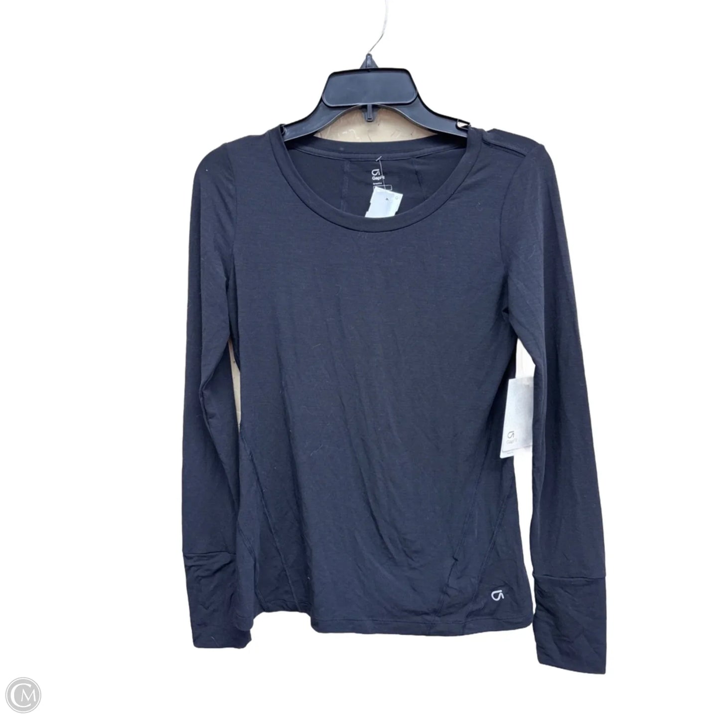 Top Long Sleeve By Gap In Black, Size: Xs