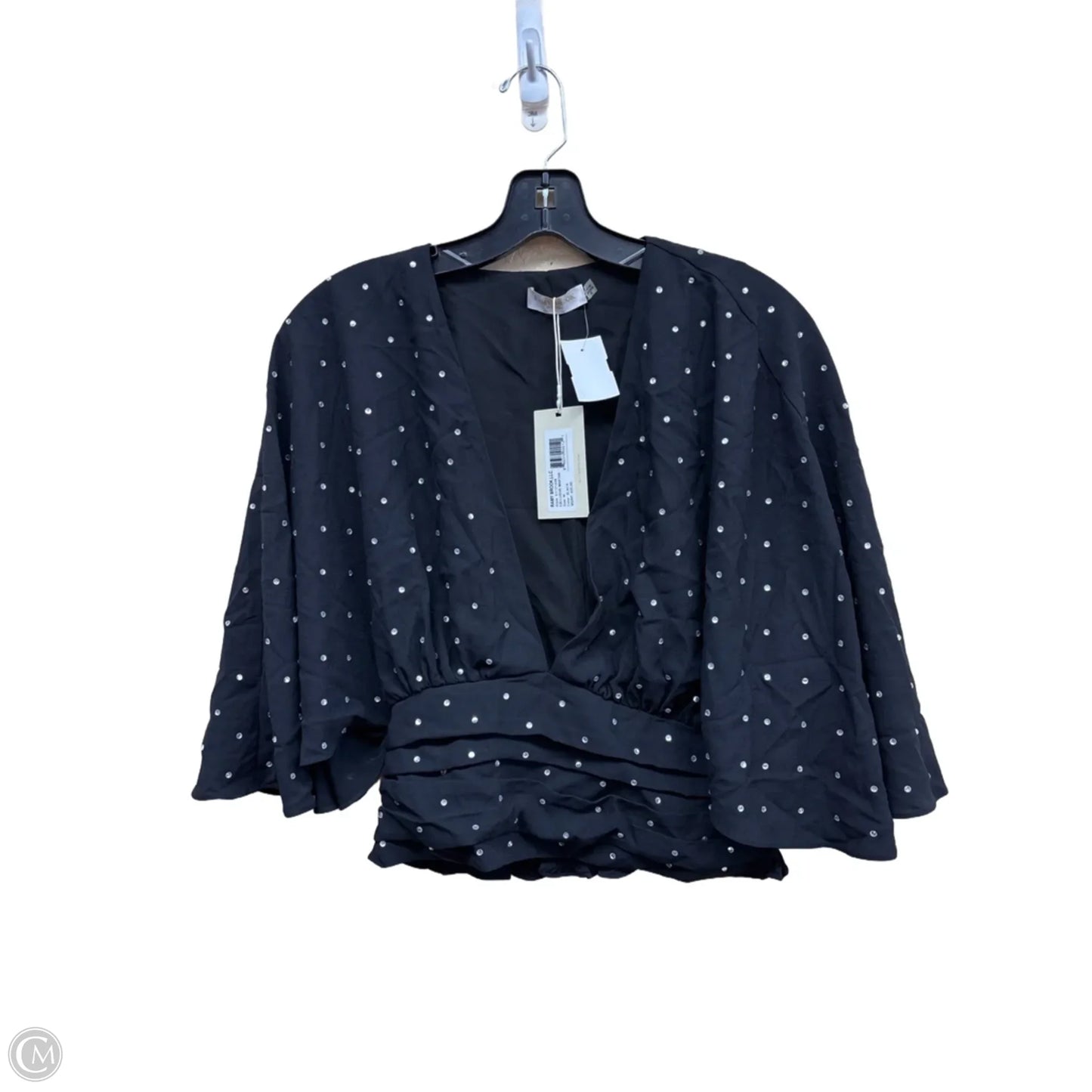 Top Short Sleeve By Ramy Brook In Black, Size: M