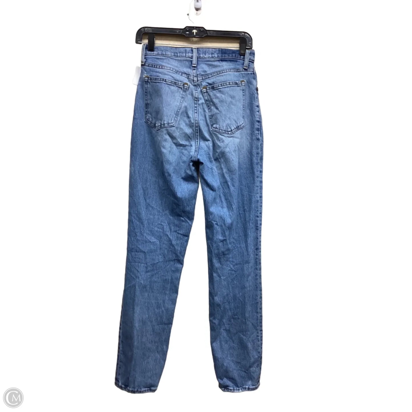Jeans Straight By Abercrombie And Fitch In Blue Denim, Size: 2